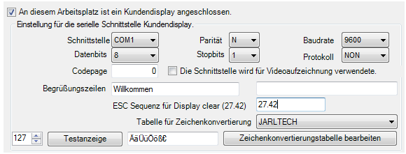 Bild Kundendisplay kontrollieren