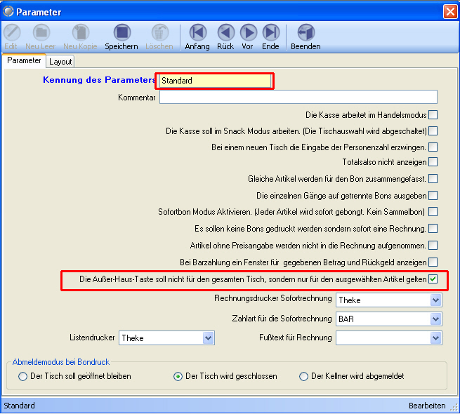 Systemparameter